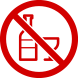 Ikonka zakaz przewożenia alkoholu